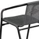 Rattan Indoor/ Outdoor Metal/ Rattan Stackable Chairs (Set of 2)