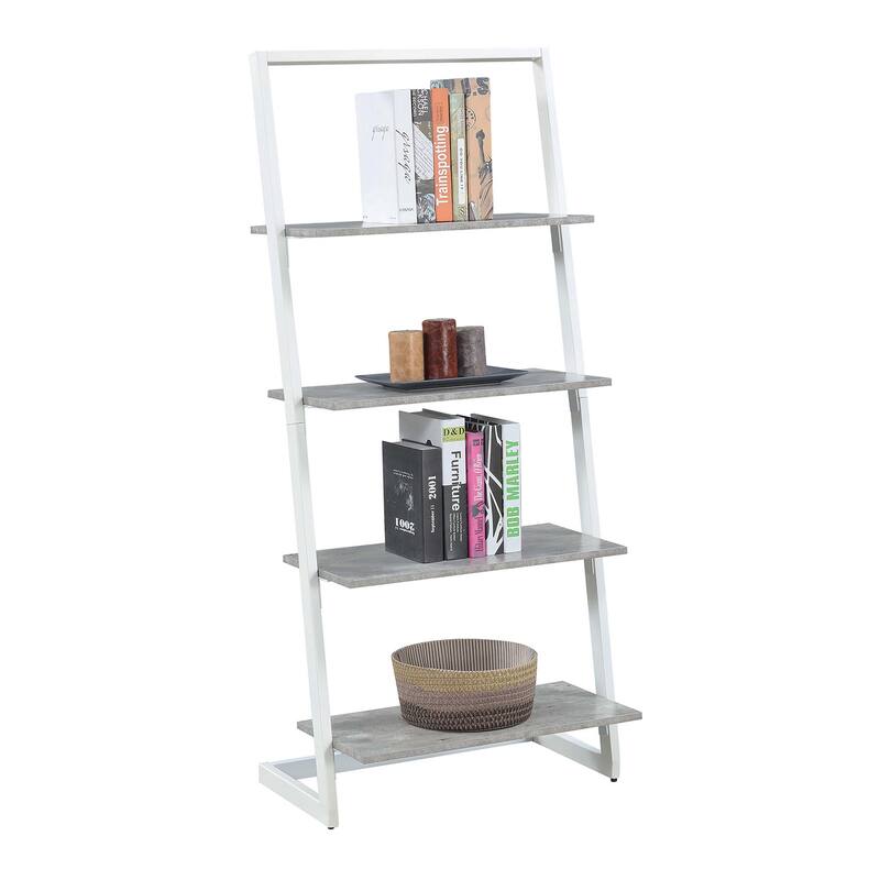 Convenience Concepts Graystone Ladder Bookshelf
