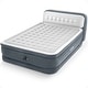preview thumbnail 1 of 6, Intex Dura-Beam Deluxe Ultra Plush Headboard Queen Mattress with Built-In Pump