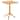 SAFAVIEH Outdoor Living Stella Square Bistro Table - 24" W x 24" D x 30" H