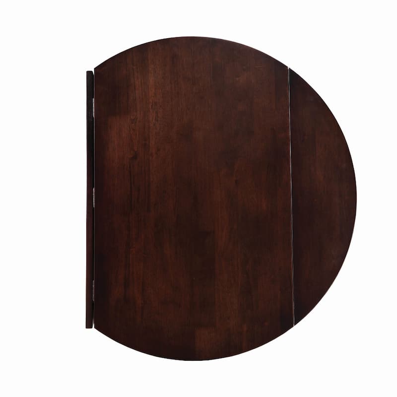 Transitional Style 3 Piece Wooden Dining Table and Chair Set, Brown