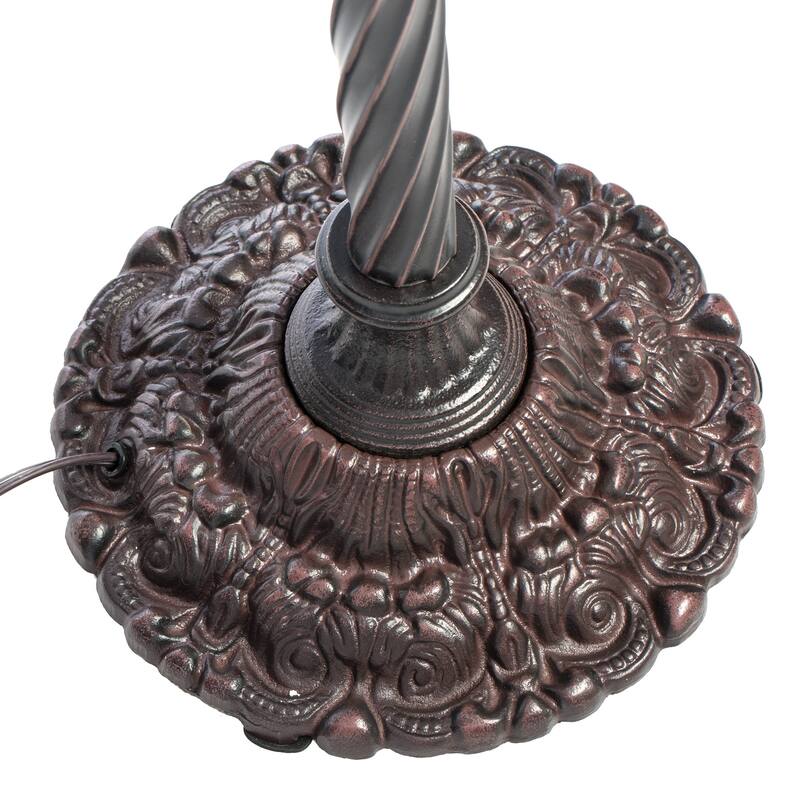 Tiffany-style Blue Star Torchiere