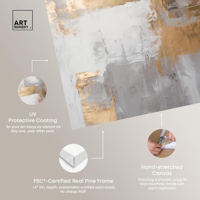 Woven Reminiscence IV Canvas by Art Remedy, Gallery Wrapped