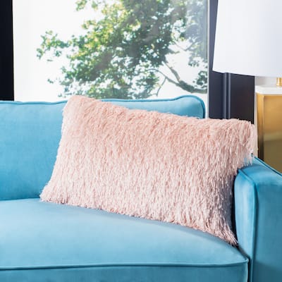 SAFAVIEH Indoor/ Outdoor Julchen Shag Decorative Pillow