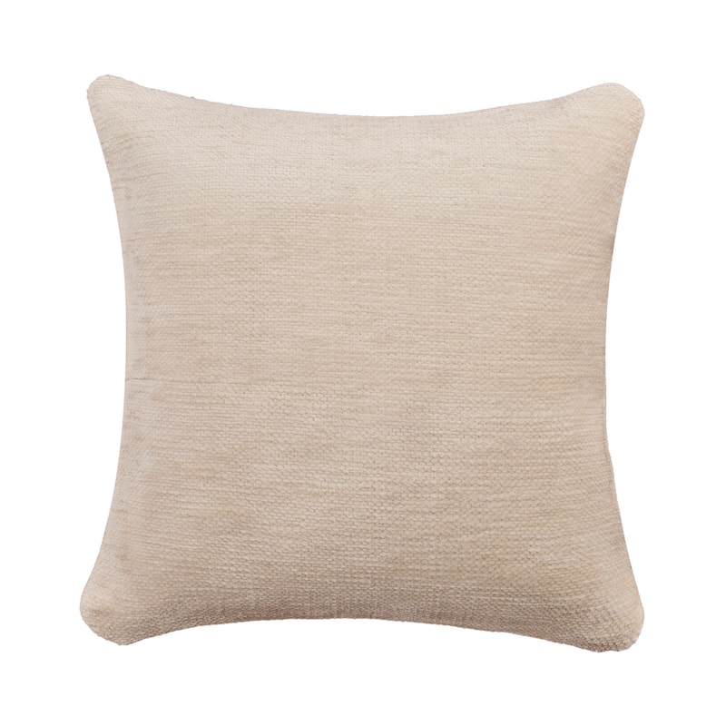 Sevita Transitional Solid Chenille Indoor Throw PIllow