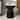 Atarah Modern Round Marble Top Accent Table, Iron Hourglass Base, Unique Veined End Side Table for Living Room