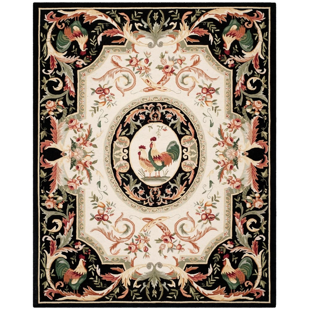 SAFAVIEH Handmade Chelsea Anni French Country Rooster Wool Rug