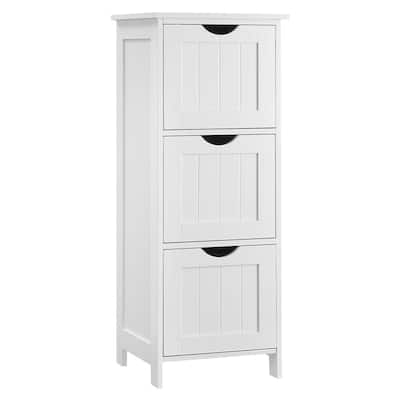 Bathroom Floor Cabinet, Free-Standing Storage Cabinet with 3 Drawers