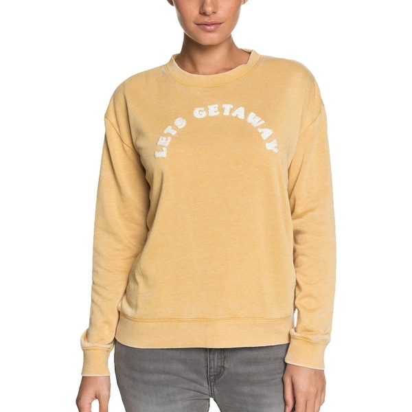 Download Shop Roxy Womens Pullover Top Slogan Crewneck - Overstock ...