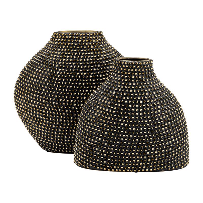 Sagebrook Home Contenporary Ceramic Beaded Vase
