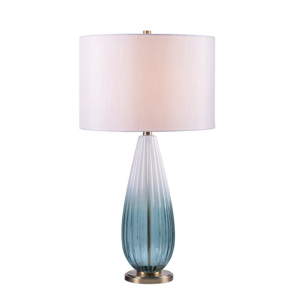 blue ombre table lamp
