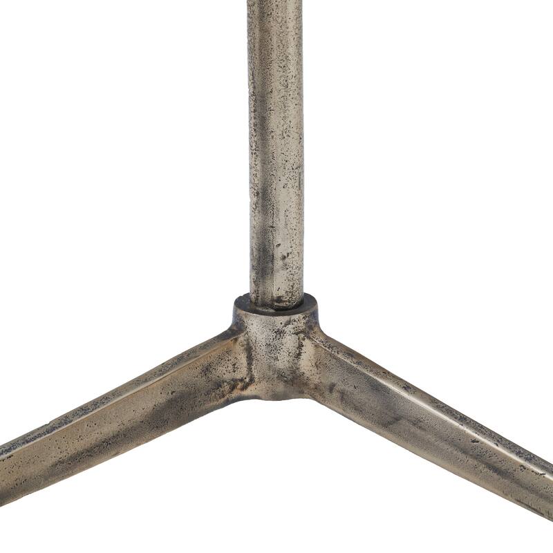 Renwil Canning Indoor Cast Aluminum Side Table, Antique Brass