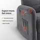 preview thumbnail 24 of 33, MCombo Modern Fabric Power Recliner, Electric Swivel Glider Rocker Recliner Chair for Nursery with USB Ports, Side Pockets 7763