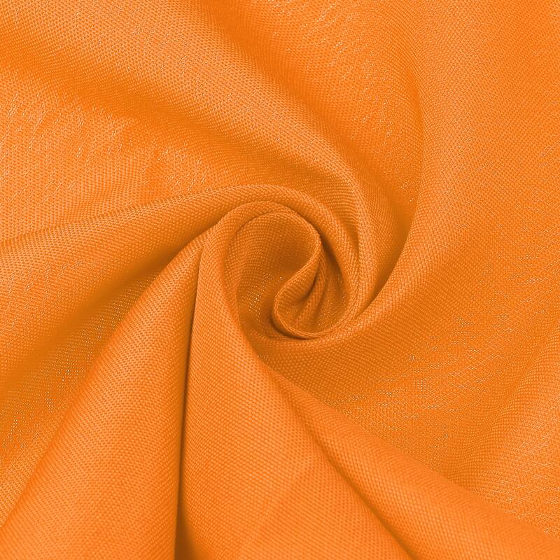 Polyester Cloth Napkins, 6 Pack Solid Washable Fabric Napkins - 19x19inch - Orange