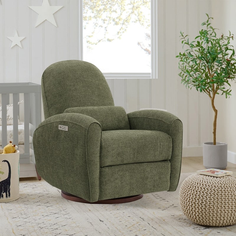 Spruce & Spring Freya Power Swivel Glider Recliner Nursery Chair