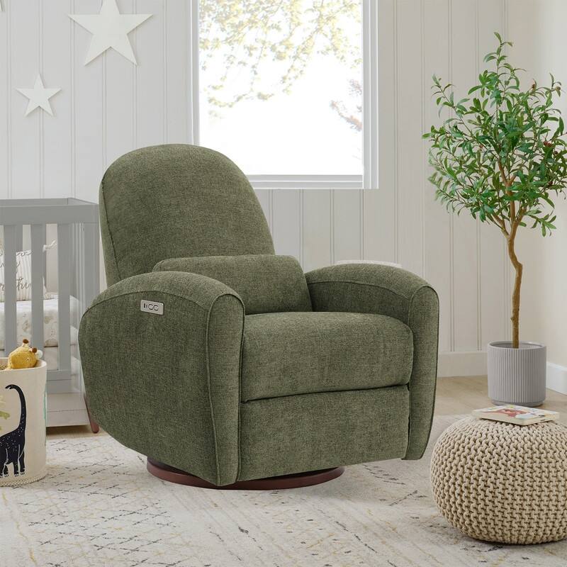 Power/ Manual Swivel Glider Recliner Chair Nursery Chair