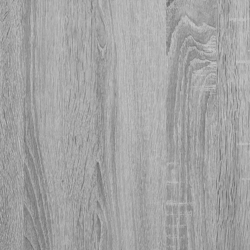 vidaXL Dining Table Grey Sonoma Engineered Wood 55.1 x 29.3 x 29.9 in - 29.3 x 55.1 x 29.9 in