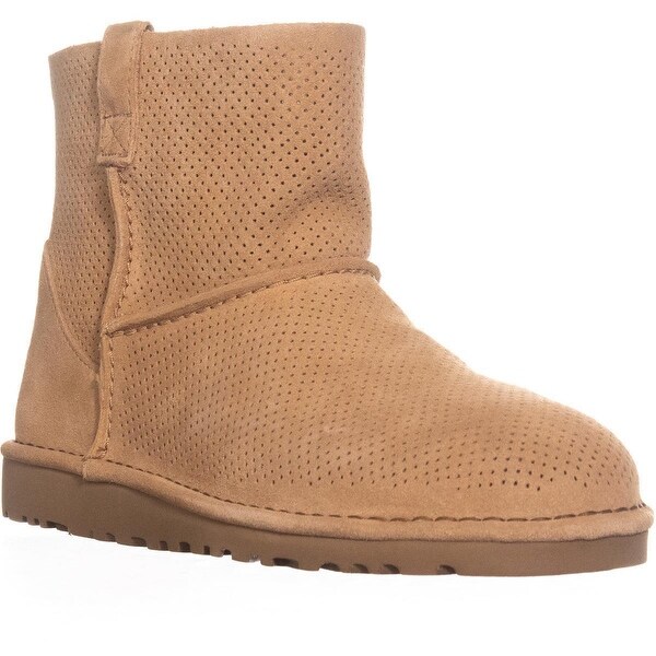 ugg unlined mini perforated booties