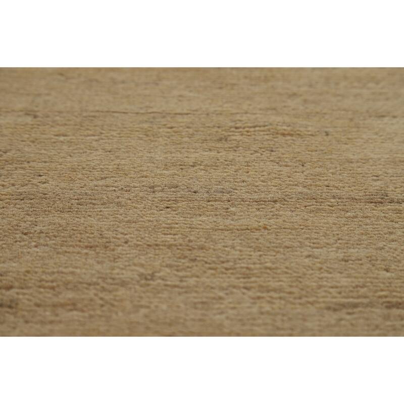 Gabbeh Modern Runner Rug Handmade Wool Carpet - 3'1"x 9'9"