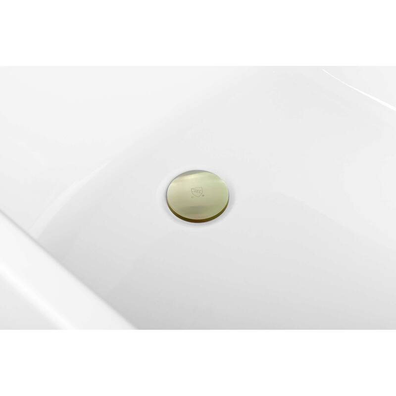 Peter Soaking Single Slipper Rectangular Bathtub in Glossy White