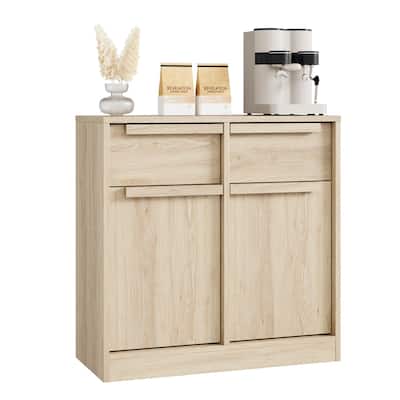 Sideboard Buffet Cabinet with 2 /4Drawers, 31.5"/62.4" Large Coffee Cabinet with Storage