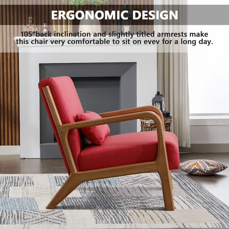Aston Modern Solid wood Accent Chair for Living Room