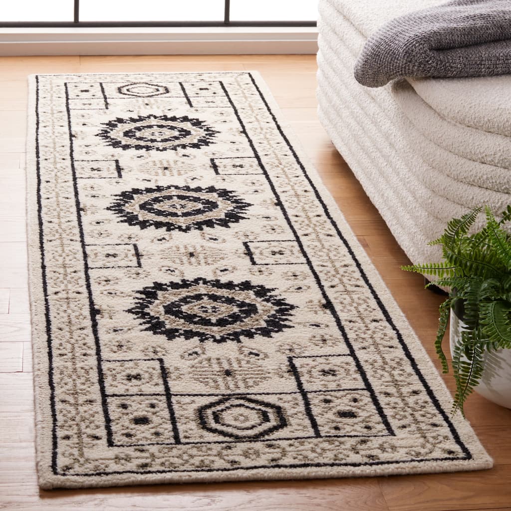 SAFAVIEH Hand-knotted Kenya Tangie Southwestern Tribal Wool Rug