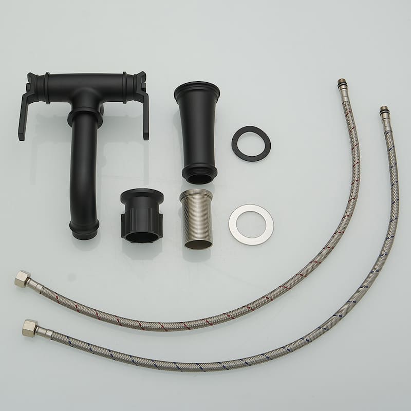Industrial Style Two Handle Bathroom Faucet