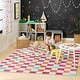 preview thumbnail 11 of 24, TOWN & COUNTRY PLAY Niko Checkmate Kids Plush Washable Area Rug