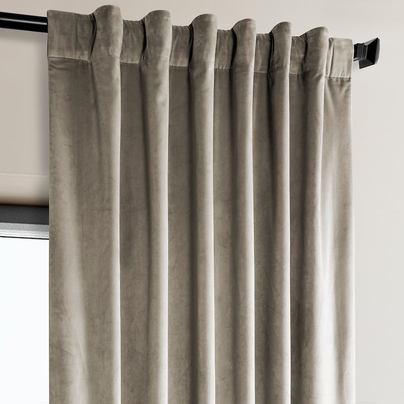 Exclusive Fabrics Heritage Plush Velvet Curtain (1 Panel)