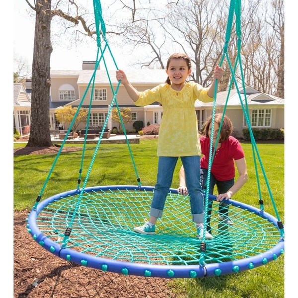 HearthSong 60-in. Sky Island Outdoor Platform Swing - One-Size. Opens flyout.