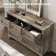 preview thumbnail 25 of 26, 7 Drawer Dresser, Wooden Chest of Drawers with Deep Drawers, 47 in Long Dressers TV Stand