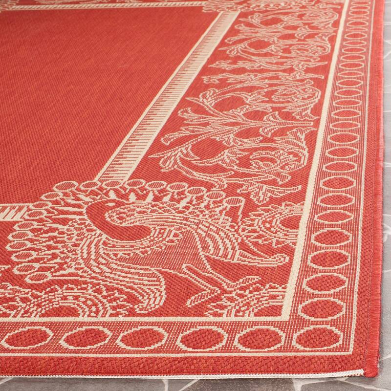 SAFAVIEH Courtyard Kitija Indoor/ Outdoor Waterproof Patio Backyard Rug