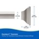 preview thumbnail 8 of 13, Kenney Twist & Fit No Tools Square End Camlock Tension Shower Curtain Rod, 42-72" - Polished Pewter
