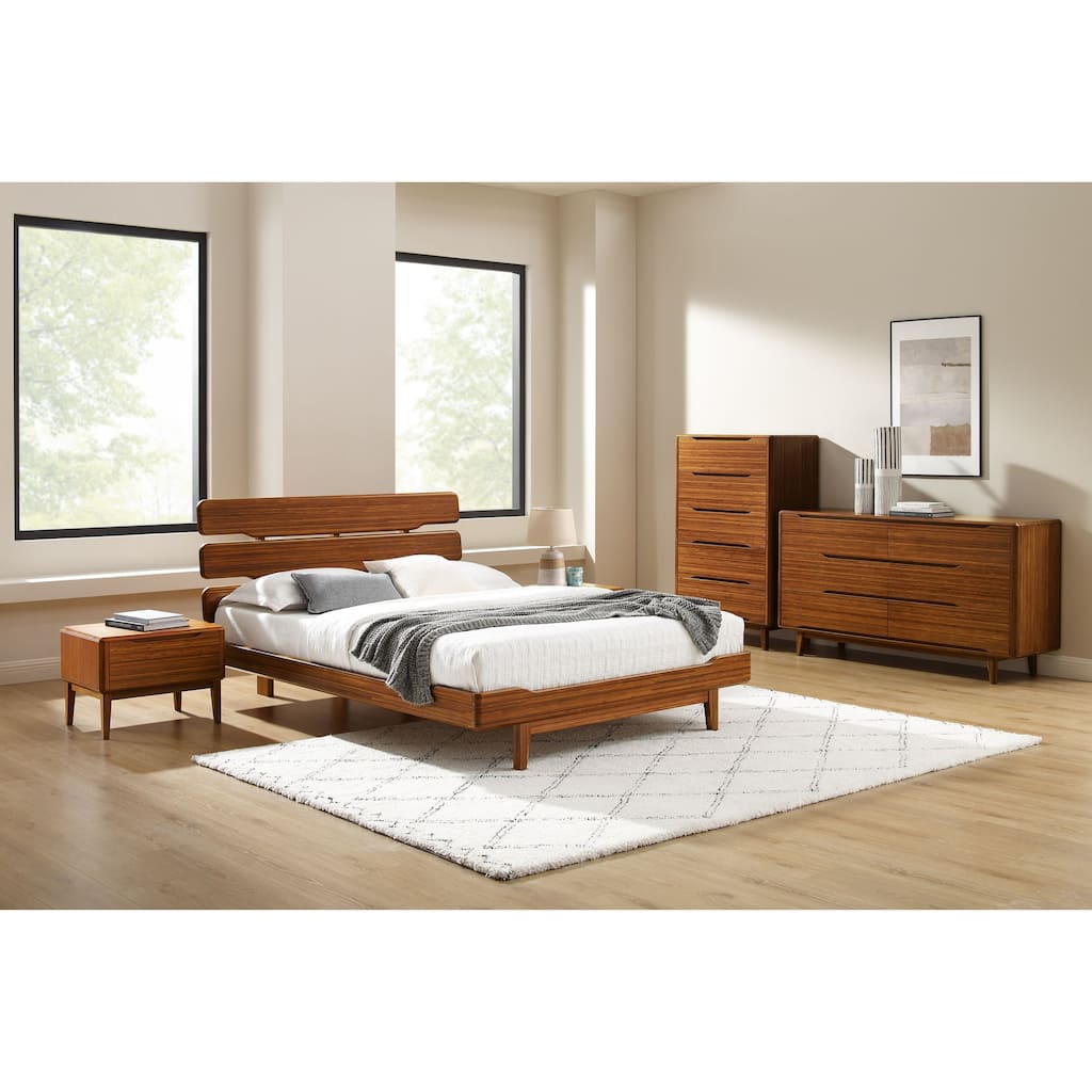Dylan 5pc King Platform Bedroom Set in Copper