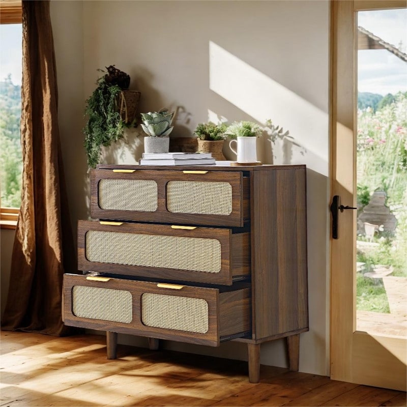 Farmhouse 3 shop drawer dresser
