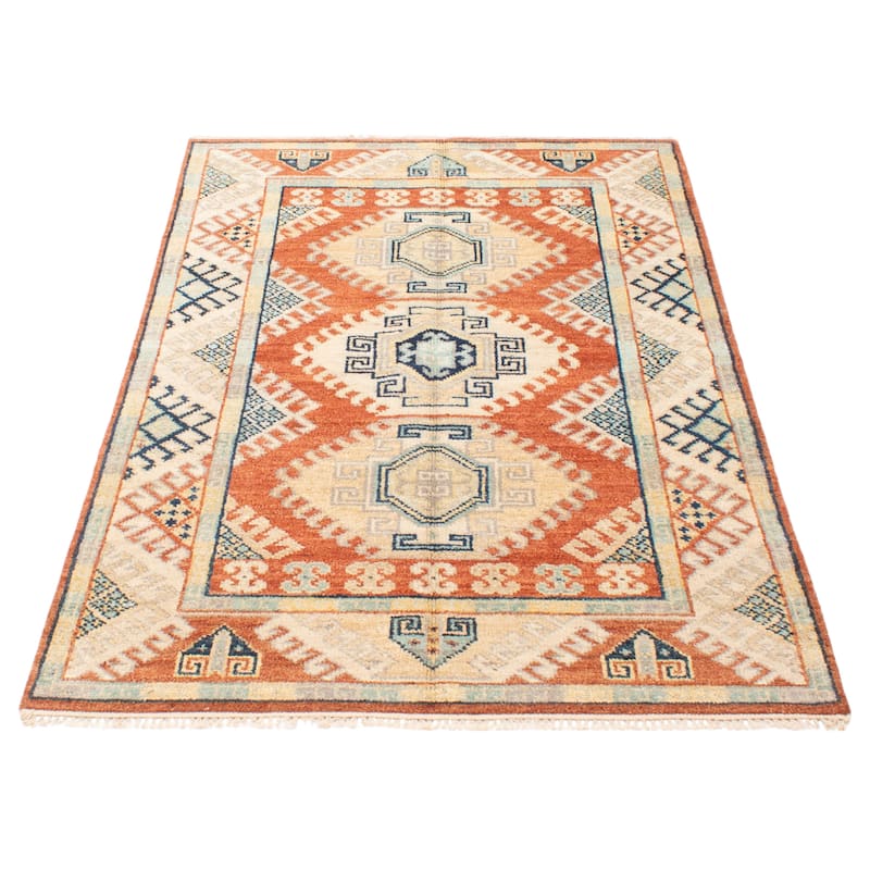 ECARPETGALLERY Hand-knotted Jules Serapi Copper Wool Rug - 5'3 x 7'9