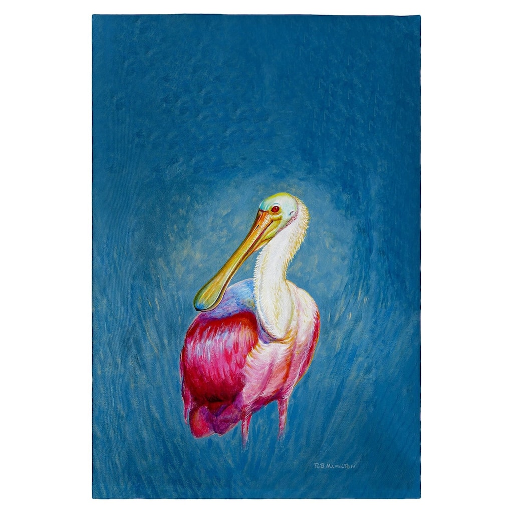 Spoonbill Portrait Guest Towel - 20x20