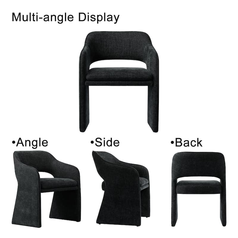 Upholstered Fabric Dining Armchair (Set of 2)