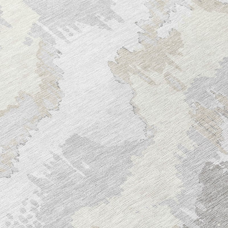 Machine Washable Indoor/ Outdoor Chantille Ombre Abstract Rug