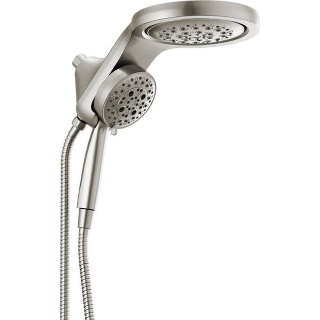 Delta HydroRain Universal Showering 1.75 GPM Multi Function Shower - Lumicoat Stainless