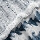 preview thumbnail 7 of 5, Blue Stripe Polyester Queen Quilted Blanket 60 in. x 80 in.