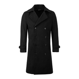 Shop Chaps Men's Double Collar Button-front Coat - Free Shipping Today ...