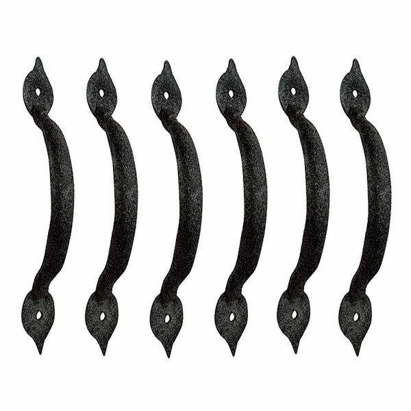Shop 6 Spear Door Or Drawer Pull Black Wrought Iron 5 1 2