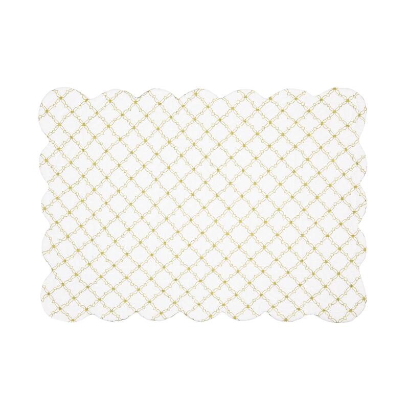 Carley Quilted Placemat Set 6