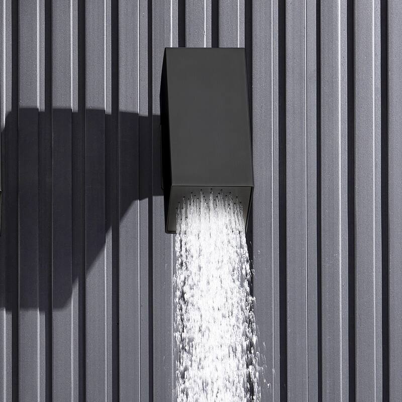 Wall-mounted adjustable showerhead