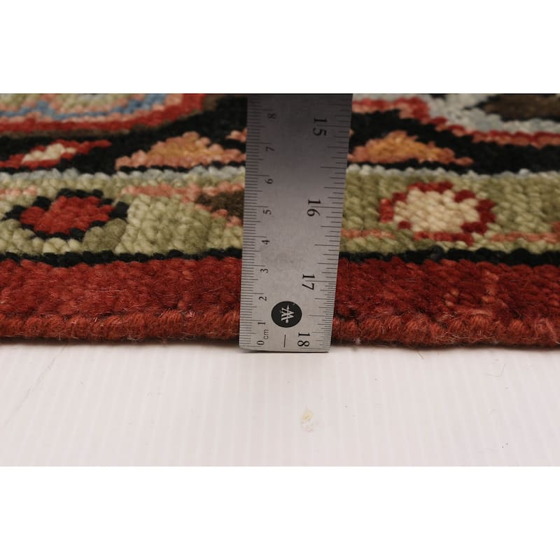 ECARPETGALLERY Hand-knotted Jules Serapi Dark Copper Wool Rug - 10'2 x 13'11