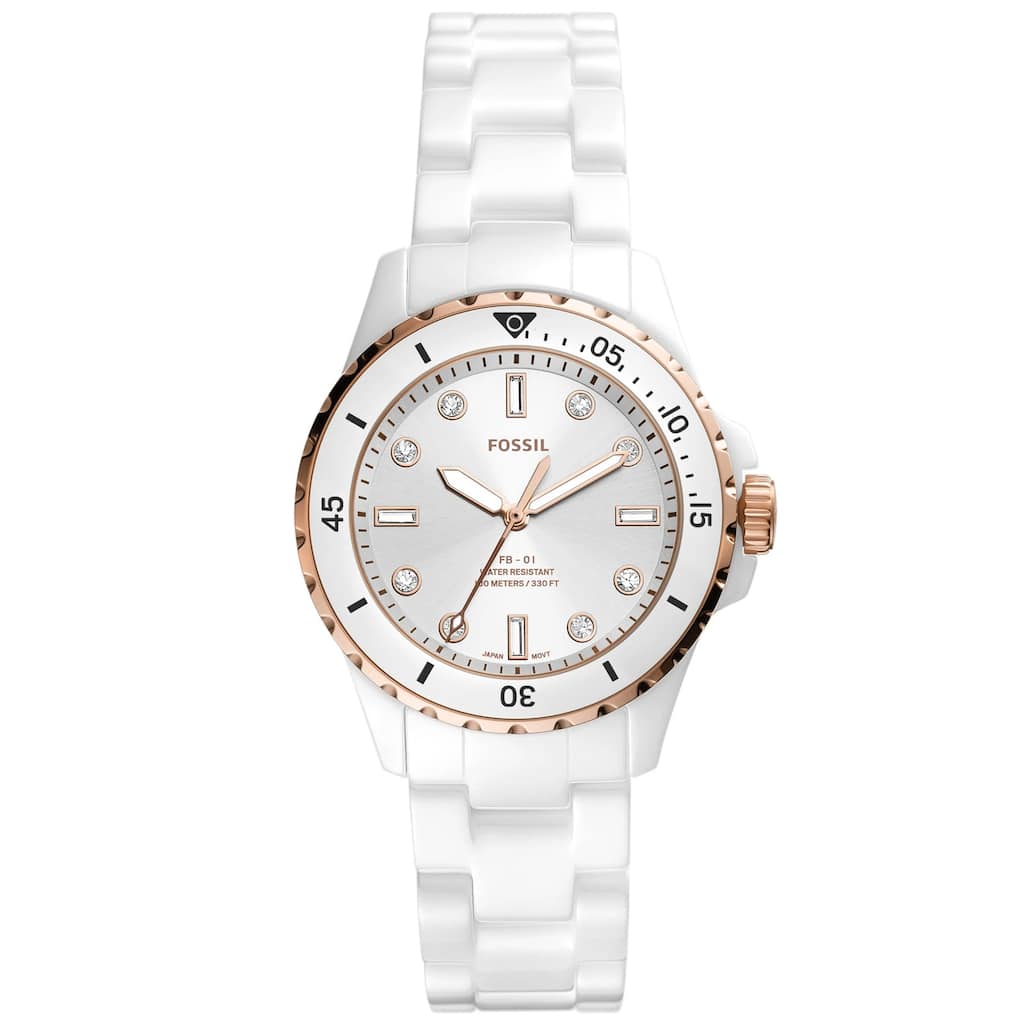 Fossil Women's FB-01 White Dial Watch - CE1107 - 6 (36)