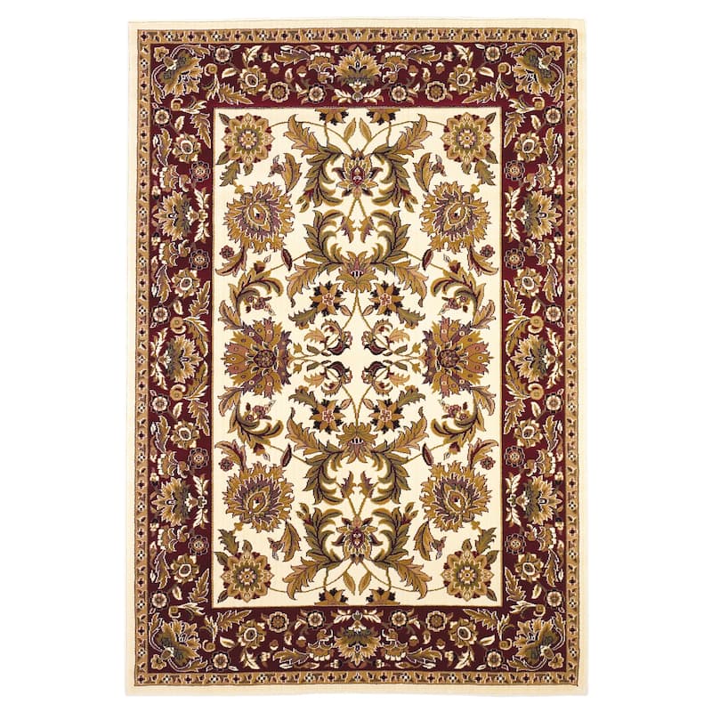 Copper Grove Veit Ivory/Red Classic Traditional Area Rug