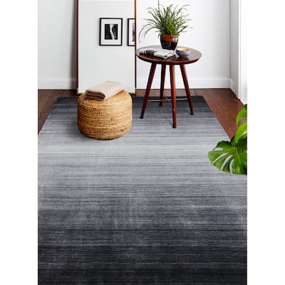 Bashian Hand Loomed Zabel Wool And Viscose Rug